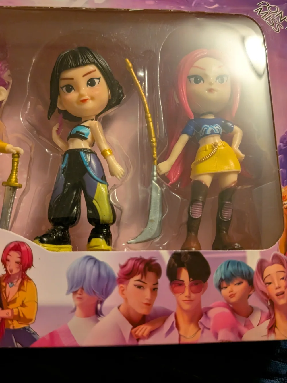 Girls' Fashion Doll Set – Purple Hair Doll, Yellow Outfit